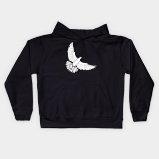 Dove flying Kids Hoodie